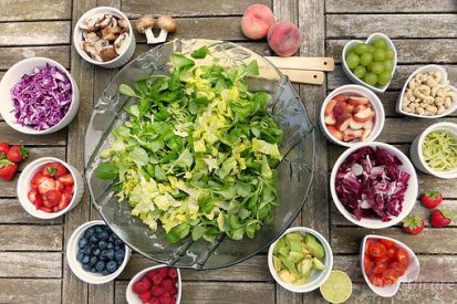 Fruits Vegetable Salad