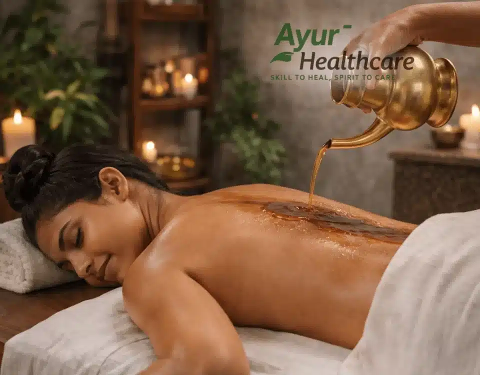Dhanyamla Dhara at Ayur Healthcare, Parramatta, Sydney