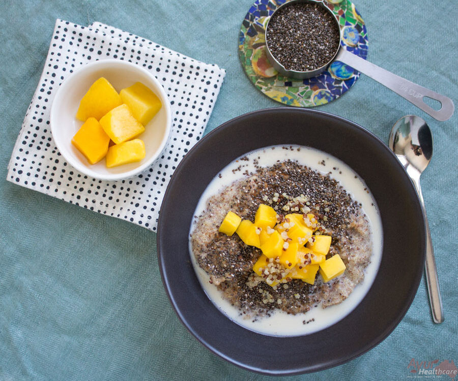 Quinoa Porridge with Nuts and Seeds